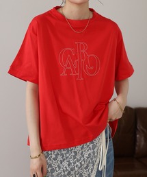 A.N.L ステッチロゴ半袖Tシャツ
