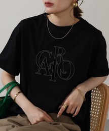 A.N.L ステッチロゴ半袖Tシャツ