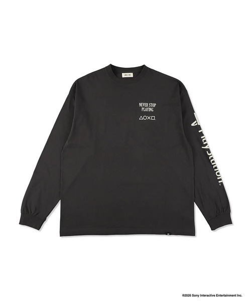 WIND AND SEA（ウィンダンシー）の「PLAYSTATION x WDS L/S TEE（Tシャツ/カットソー・メンズ・ホワイト/ブラック・X-LARGE/LARGE/MEDIUM/SMALL）」の2枚目の写真