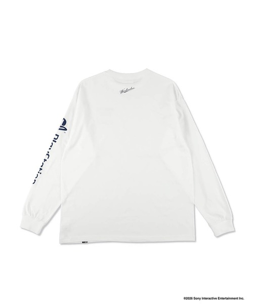 WIND AND SEA（ウィンダンシー）の「PLAYSTATION x WDS L/S TEE（Tシャツ/カットソー・メンズ・ホワイト/ブラック・X-LARGE/LARGE/MEDIUM/SMALL）」の3枚目の写真