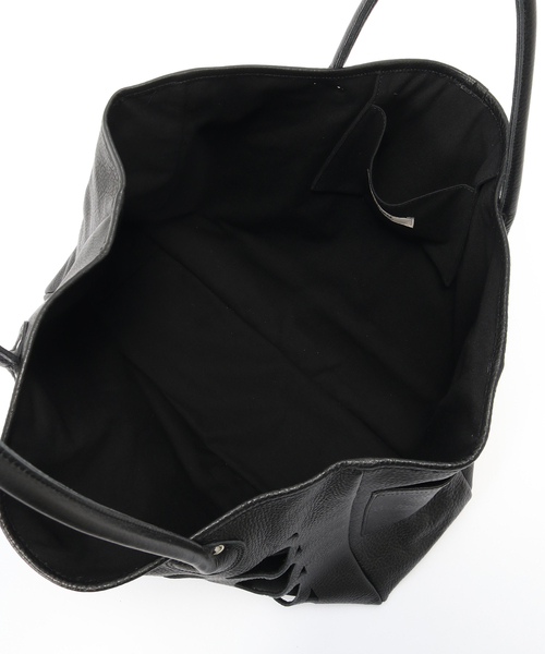 DAIRIKU(ダイリク)の「DAIRIKU / ダイリク "Pack Ring" Leather Tote Bag(トートバッグ・メンズ・ブラック・FREE)」の6枚目の写真