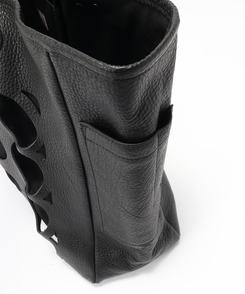 DAIRIKU(ダイリク)の「DAIRIKU / ダイリク "Pack Ring" Leather Tote Bag(トートバッグ・メンズ・ブラック・FREE)」の7枚目の写真