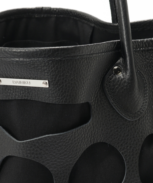 DAIRIKU(ダイリク)の「DAIRIKU / ダイリク "Pack Ring" Leather Tote Bag(トートバッグ・メンズ・ブラック・FREE)」の8枚目の写真