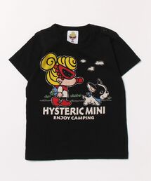 HYSTERIC MINI | MINI&J ENJOY CAMP 半袖Tシャツ(Tシャツ/カットソー)