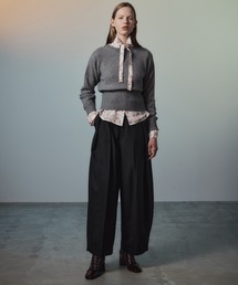 Two-Tuck Cocoon Pants/2タックコクーンパンツ