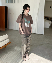 カットオフフラップレイヤードパンツ