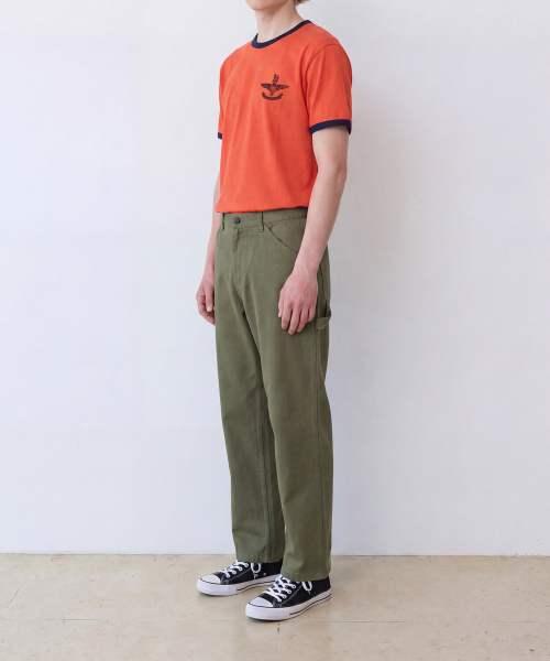 EDINBURGH CLUB(エディンバラクラブ)の「AIR FORCE RINGER T-SHIRT (ORANGE)(Tシャツ/カットソー・メンズ・オレンジ・SMALL/MEDIUM/LARGE)」の2枚目の写真