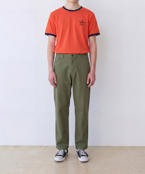EDINBURGH CLUB(エディンバラクラブ)の「AIR FORCE RINGER T-SHIRT (ORANGE)(Tシャツ/カットソー・メンズ・オレンジ・SMALL/MEDIUM/LARGE)」の3枚目の写真