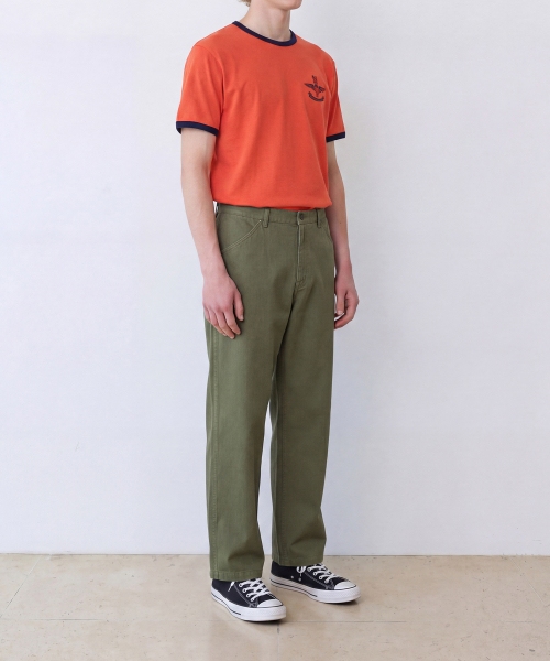 EDINBURGH CLUB(エディンバラクラブ)の「AIR FORCE RINGER T-SHIRT (ORANGE)(Tシャツ/カットソー・メンズ・オレンジ・SMALL/MEDIUM/LARGE)」の4枚目の写真