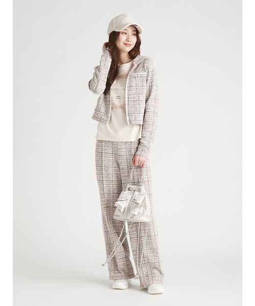 CELFORD（セルフォード）の「リボンディテールミニリュックサック（バックパック/リュック・レディース・ブラック/ライトグレー・F）」の15枚目の写真