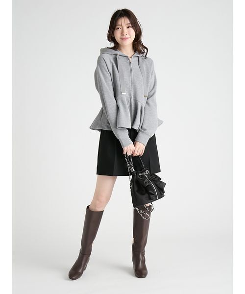 CELFORD（セルフォード）の「リボンディテールミニリュックサック（バックパック/リュック・レディース・ブラック/ライトグレー・F）」の18枚目の写真