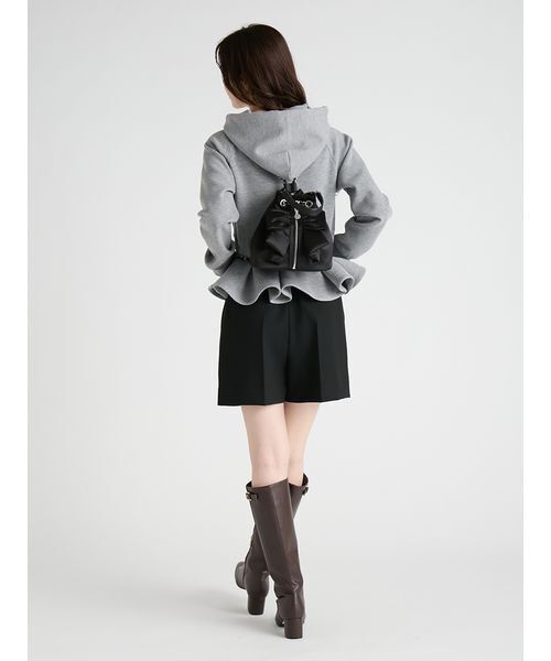 CELFORD（セルフォード）の「リボンディテールミニリュックサック（バックパック/リュック・レディース・ブラック/ライトグレー・F）」の19枚目の写真