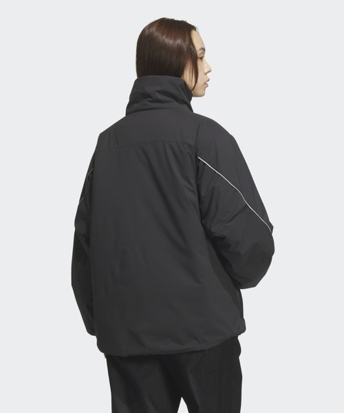 adidas(アディダス)の「STADIUM CHROME パッド ミッド JK ジャケット / アディダス adidas(ダウンジャケット/コート・レディース・ブラック・XX-LARGE/LARGE/MEDIUM/SMALL/X-LARGE/X-SMALL)」の2枚目の写真