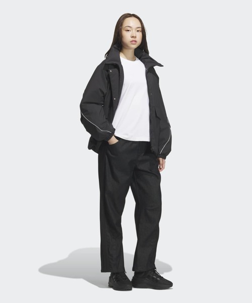 adidas(アディダス)の「STADIUM CHROME パッド ミッド JK ジャケット / アディダス adidas(ダウンジャケット/コート・レディース・ブラック・XX-LARGE/LARGE/MEDIUM/SMALL/X-LARGE/X-SMALL)」の3枚目の写真