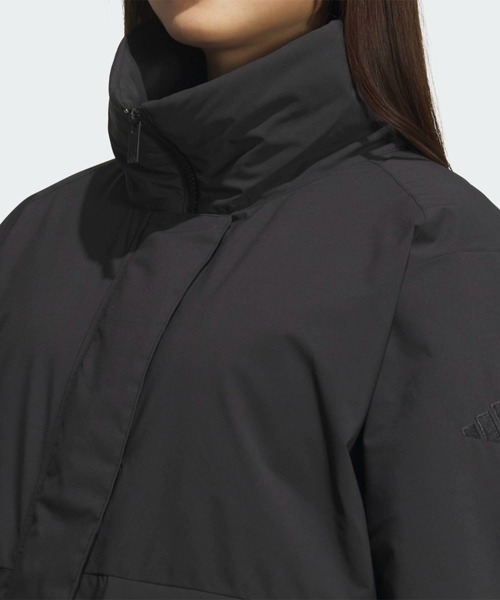 adidas(アディダス)の「STADIUM CHROME パッド ミッド JK ジャケット / アディダス adidas(ダウンジャケット/コート・レディース・ブラック・XX-LARGE/LARGE/MEDIUM/SMALL/X-LARGE/X-SMALL)」の5枚目の写真