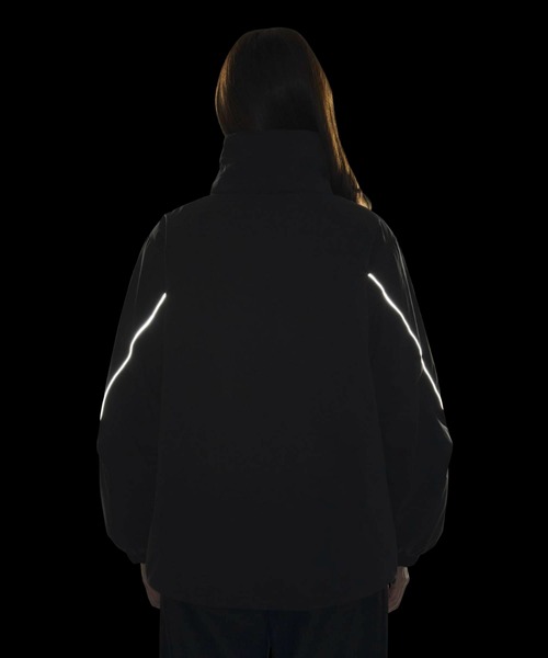 adidas(アディダス)の「STADIUM CHROME パッド ミッド JK ジャケット / アディダス adidas(ダウンジャケット/コート・レディース・ブラック・XX-LARGE/LARGE/MEDIUM/SMALL/X-LARGE/X-SMALL)」の7枚目の写真