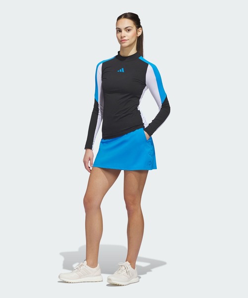 adidas(アディダス)の「ビヨンド ザ コース サイドスナップ ツイストウィーブ スコート【adidas Golf/アディダスゴルフ】(スカート・レディース・ブルー・SMALL/MEDIUM/LARGE/X-LARGE/X-SMALL)」の3枚目の写真