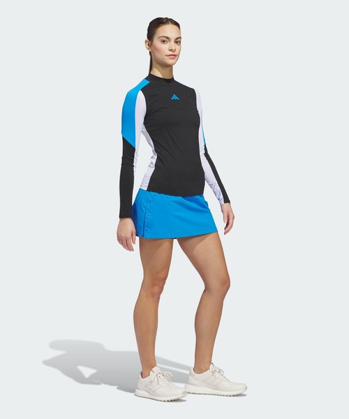 adidas(アディダス)の「ビヨンド ザ コース サイドスナップ ツイストウィーブ スコート【adidas Golf/アディダスゴルフ】(スカート・レディース・ブルー・SMALL/MEDIUM/LARGE/X-LARGE/X-SMALL)」の4枚目の写真