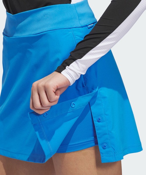 adidas(アディダス)の「ビヨンド ザ コース サイドスナップ ツイストウィーブ スコート【adidas Golf/アディダスゴルフ】(スカート・レディース・ブルー・SMALL/MEDIUM/LARGE/X-LARGE/X-SMALL)」の6枚目の写真