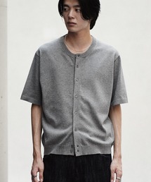 WYM LIDNM | T/C CREW HALF SLEEVE  CARDIGAN(カーディガン/ボレロ)