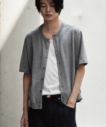 WYM LIDNM（ウィム バイ リドム）の「T/C CREW HALF SLEEVE  CARDIGAN（カーディガン/ボレロ）」