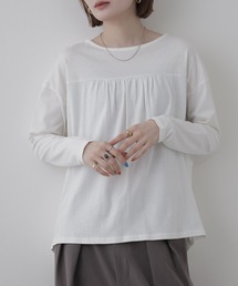 バックダブル長袖Tシャツ