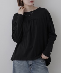 バックダブル長袖Tシャツ