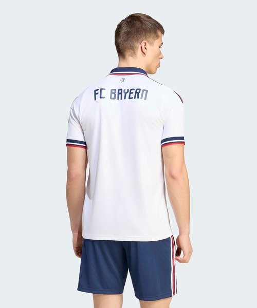 adidas（アディダス）の「FCバイエルン 26/27 アウェイ ユニフォーム / アディダス adidas（Tシャツ/カットソー・メンズ・ホワイト・LARGE/MEDIUM/SMALL/X-LARGE/XX-LARGE/XXX-LARGE）」の2枚目の写真
