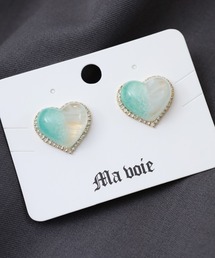 JOSSDROPS 両耳 2点セット ゴシック ピアス フェアリーコア バレエコア 地雷系 アクセサリー 日本製
