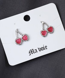 JOSSDROPS 両耳 2点セット ゴシック ピアス フェアリーコア バレエコア 地雷系 アクセサリー 日本製