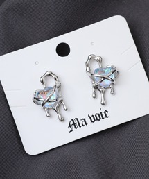 JOSSDROPS 両耳 2点セット ゴシック ピアス フェアリーコア バレエコア 地雷系 アクセサリー 日本製