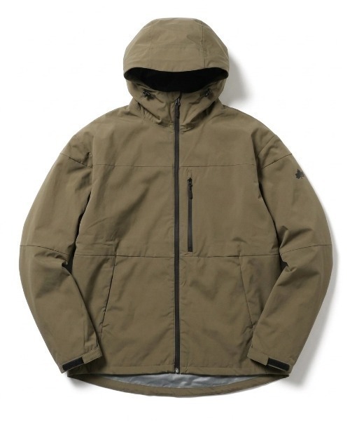 LOGOS(ロゴス)の「2026AW LOGOS/ロゴス 撥水/防風/耐水 3レイヤー ナイロンジャケット マウンテンパーカー(マウンテンパーカー・メンズ・ブラック/マスタード/グリーン・M/L/LL)」の2枚目の写真
