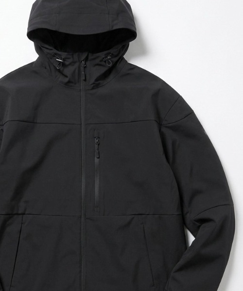 LOGOS(ロゴス)の「2026AW LOGOS/ロゴス 撥水/防風/耐水 3レイヤー ナイロンジャケット マウンテンパーカー(マウンテンパーカー・メンズ・ブラック/マスタード/グリーン・M/L/LL)」の4枚目の写真