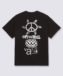 VANS（バンズ）の「RAREBIRTH ピース Tシャツ / RAREBIRTH GFX SS TEE Black VN000HA9BLK1（Tシャツ/カットソー）」
