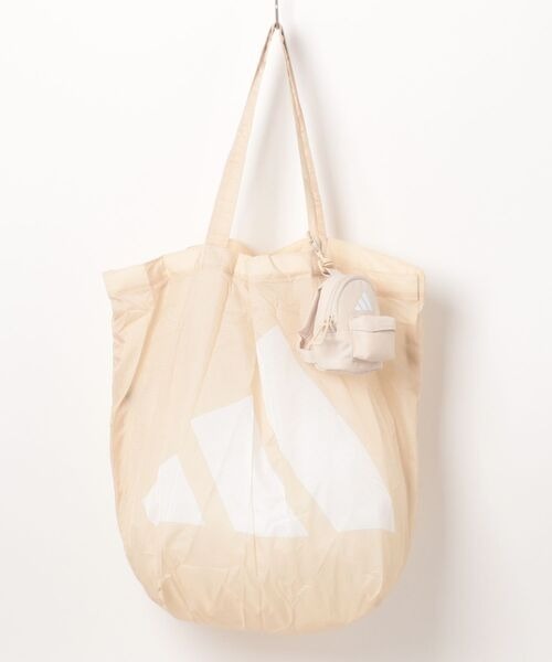 adidas Golf(アディダスゴルフ)の「【adidas】PACKABLE ECO BAG(トートバッグ・メンズ・ブラック/ベージュ・ONE SIZE)」の2枚目の写真