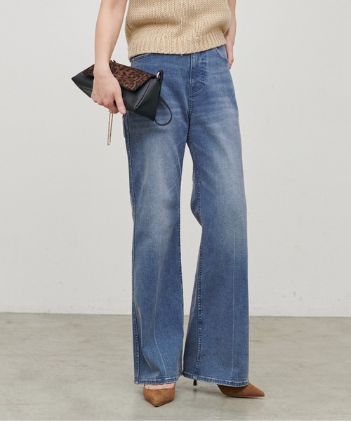 LARUTA(ラルータ)の「【LARUTA】ストレッチブーツカットデニム(デニムパンツ・レディース・ブルー/ブラック・LARGE/MEDIUM)」の3枚目の写真