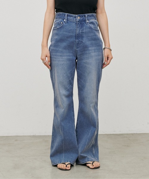 LARUTA(ラルータ)の「【LARUTA】ストレッチブーツカットデニム(デニムパンツ・レディース・ブルー/ブラック・LARGE/MEDIUM)」の18枚目の写真