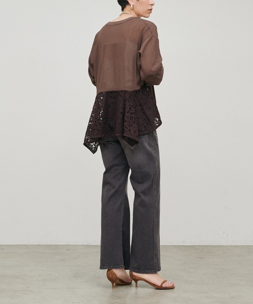 LARUTA(ラルータ)の「【LARUTA】ストレッチブーツカットデニム(デニムパンツ・レディース・ブルー/ブラック・LARGE/MEDIUM)」の10枚目の写真
