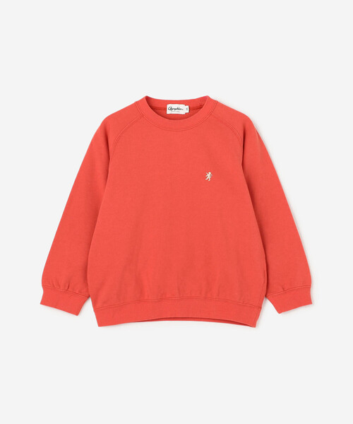 GYMPHLEX(ジムフレックス)の「Gymphlex | キッズ フレンチテリー クルーネックプルオーバー(Tシャツ/カットソー・キッズ・オレンジ系その他/ダークネイビー/レッド・125/135/115)」の1枚目の写真