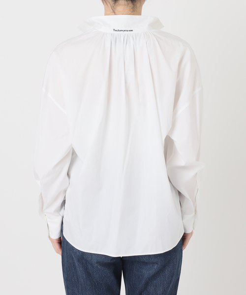 Spick & Span(スピックアンドスパン)の「《40周年 別注》TICCA / ティッカ スキッパーギャザーシャツブラウス(シャツ/ブラウス・レディース・ホワイト・FREE)」の7枚目の写真
