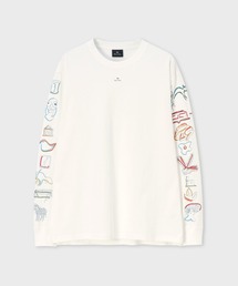 PS Paul Smith（ピーエスポールスミス）の「"Figure Artwork" 長袖Tシャツ / 262563 221Z（Tシャツ/カットソー）」