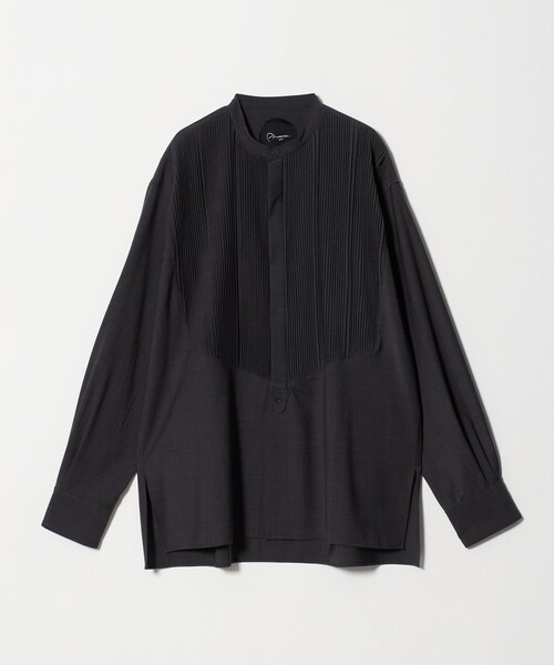 Pheeta(フィータ)の「<Pheeta>Bourke シャツ - UNISEX - / 016CMen-SH0(シャツ/ブラウス・メンズ・ベージュ/ダークグレー・2/1)」の20枚目の写真