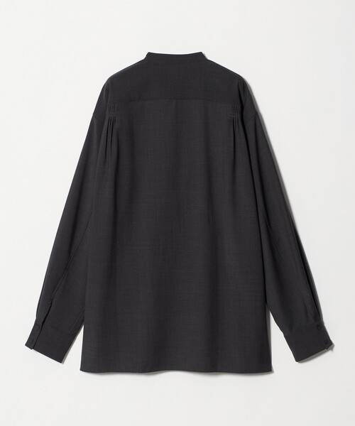 Pheeta(フィータ)の「<Pheeta>Bourke シャツ - UNISEX - / 016CMen-SH0(シャツ/ブラウス・メンズ・ベージュ/ダークグレー・2/1)」の9枚目の写真