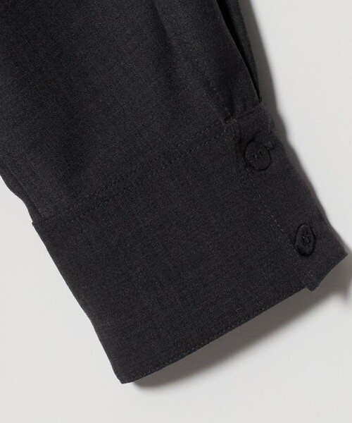 Pheeta(フィータ)の「<Pheeta>Bourke シャツ - UNISEX - / 016CMen-SH0(シャツ/ブラウス・メンズ・ベージュ/ダークグレー・2/1)」の11枚目の写真