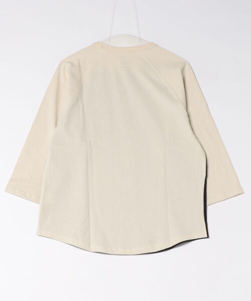 go slow caravan(ゴースローキャラバン)の「USA/C 色々PKT刺繍 8分袖 BB TEE(Tシャツ/カットソー・メンズ・ホワイト/ブラック/アイボリー・X-LARGE/LARGE/MEDIUM)」の6枚目の写真