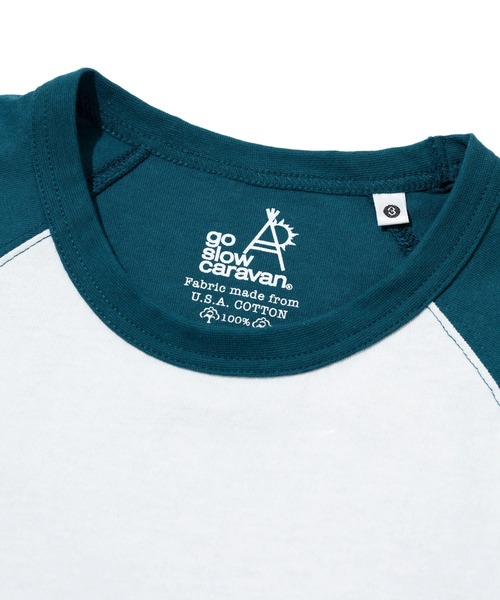 go slow caravan(ゴースローキャラバン)の「USA/C 色々PKT刺繍 8分袖 BB TEE(Tシャツ/カットソー・メンズ・ホワイト/ブラック/アイボリー・X-LARGE/LARGE/MEDIUM)」の17枚目の写真