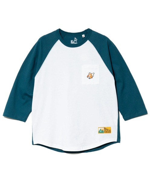 go slow caravan(ゴースローキャラバン)の「USA/C 色々PKT刺繍 8分袖 BB TEE(Tシャツ/カットソー・メンズ・ホワイト/ブラック/アイボリー・X-LARGE/LARGE/MEDIUM)」の16枚目の写真