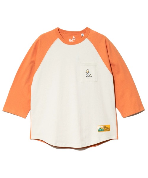 go slow caravan(ゴースローキャラバン)の「USA/C 色々PKT刺繍 8分袖 BB TEE(Tシャツ/カットソー・メンズ・ホワイト/ブラック/アイボリー・X-LARGE/LARGE/MEDIUM)」の9枚目の写真
