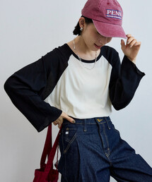 シアーラグランTシャツ/シアーTシャツ