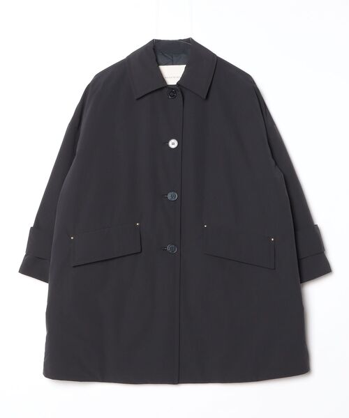 Mackintosh(マッキントッシュ)の「NEW HUMBIE THINDOWN(ステンカラーコート・レディース・ブラック・4/6)」の1枚目の写真